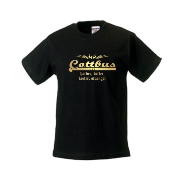 Cottbus harder - better - faster - stonger Kinder T-Shirt (SFU10-09f)