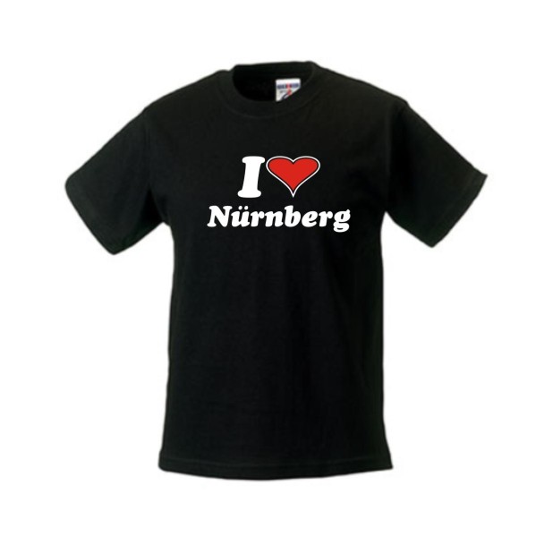 Nürnberg Kinder T-Shirt I love (SFU11-02f)