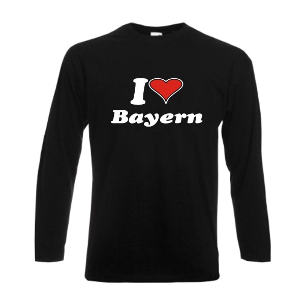Bayern I love Longsleeve, Städteshirt (SFU11-32b)