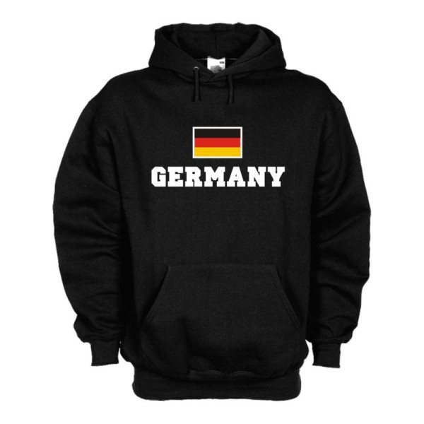 Kapuzensweat GERMANY, Flagshirt, Fan Hoodie S-6X (WMS02-02d)