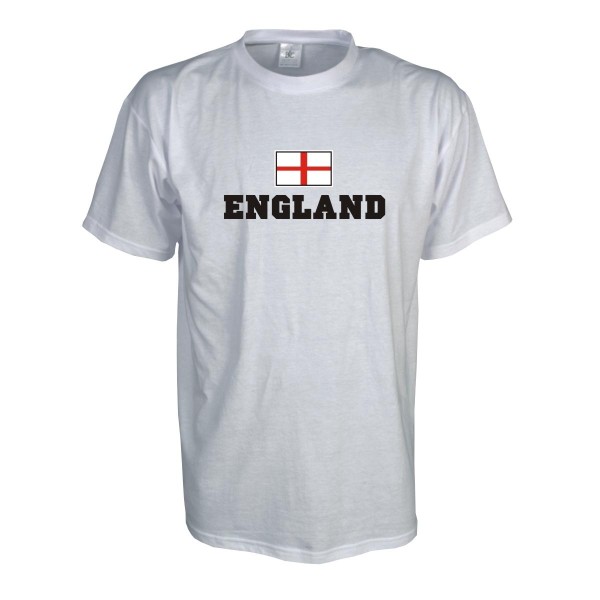 T-Shirt ENGLAND, Flagshirt, Fanshirt S - 5XL (WMS02-19a)