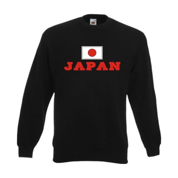 Sweatshirt JAPAN, Flagshirt, Fanshirt S - 6XL (WMS02-31c)