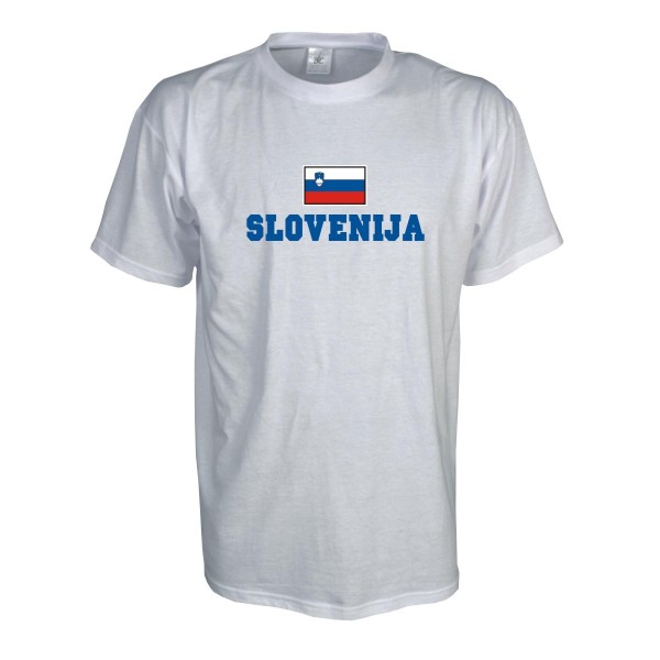 T-Shirt SLOVENIEN (Slovenija), Flagshirt, Fanshirt S - 5XL (WMS02-59a)