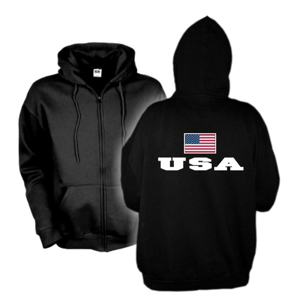 Kapuzenjacke USA, Flagshirt, Hoodie S-6XL (WMS02-71e)