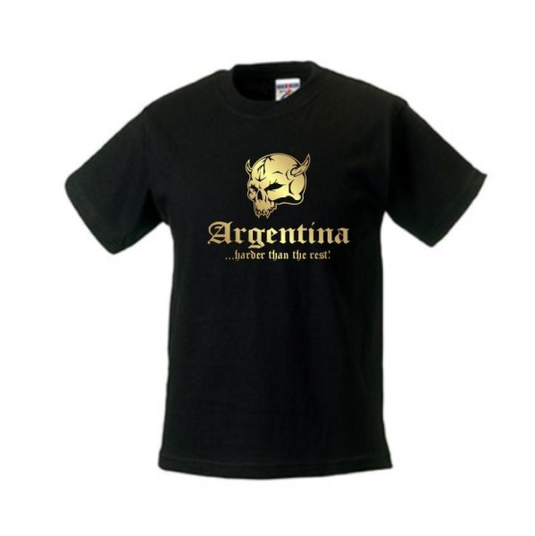 Kinder T-Shirt ARGENTINIEN harder than the rest (WMS05-09f)