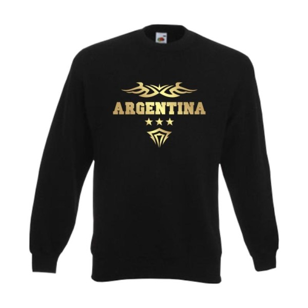 Sweatshirt ARGENTINIEN Ländershirt S - 6XL (WMS06-09c)