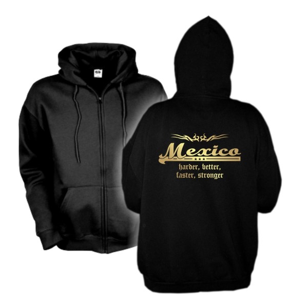 Kapuzenjacke MEXICO harder better faster stronger (WMS07-38e)