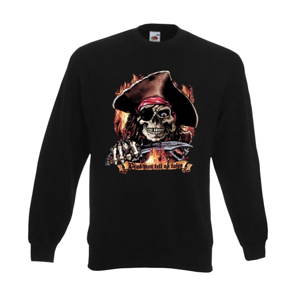 Sweatshirt Dead men tell no tales, Totenkopf, Funshirt