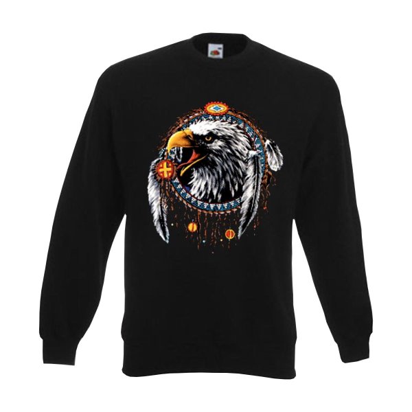 Sweatshirt Eagle Dreamcatcher, Indianer Funshirt