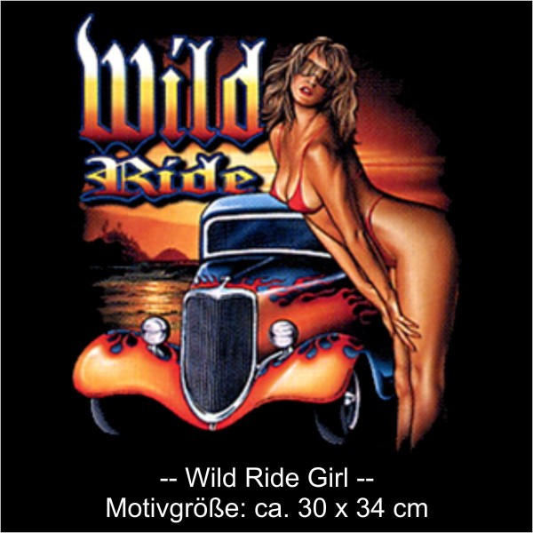 Longsleeve Wild Ride Girl, langarm Funshirt S - 6XL (ASG00284)