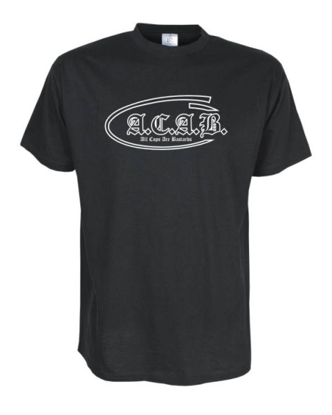 A.C.A.B , acab - Fun T-Shirt in Übergrößen 3XL bis 12XL