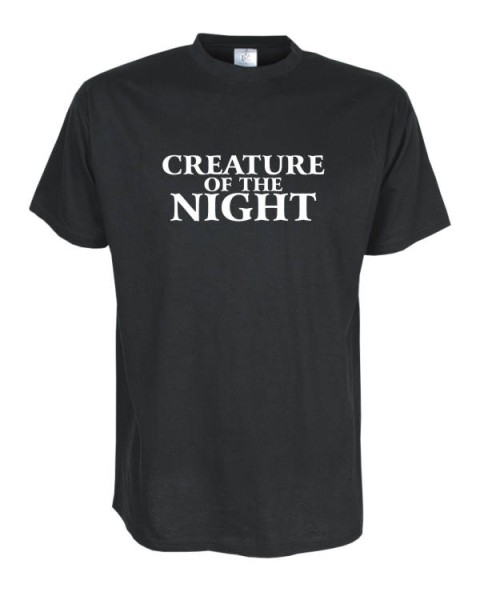 Creature of the night, Fun T-Shirt in Übergrößen