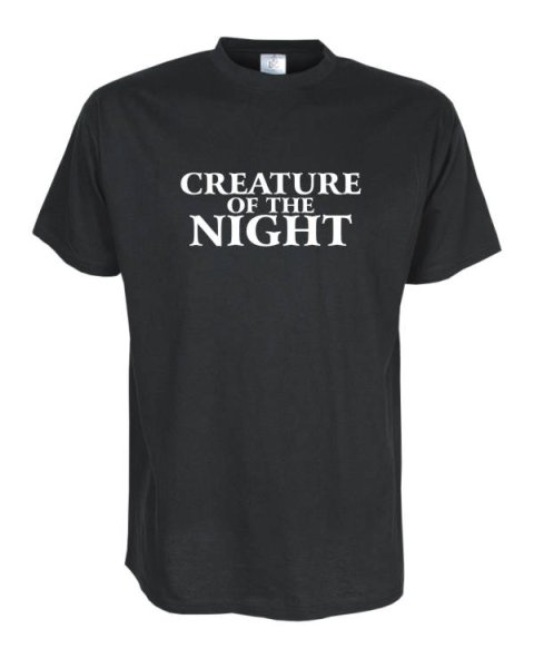 Creature of the night, Fun T-Shirt in Übergrößen