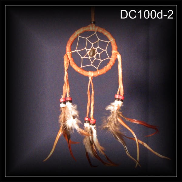 Traumfänger, Dreamcatcher, Natural Edition, Wildleder braun (DC100d-2)