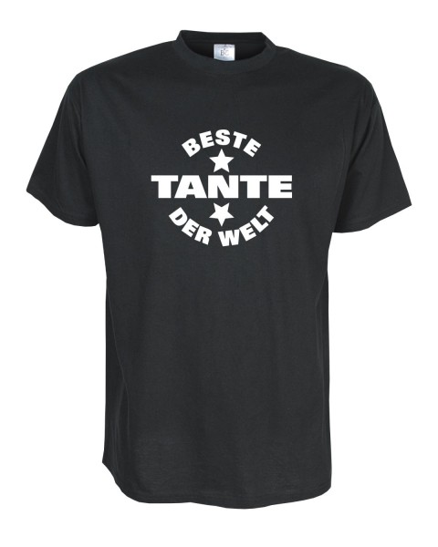 Beste TANTE der Welt, FunT-Shirt Gr. S - 5XL (FAF018)
