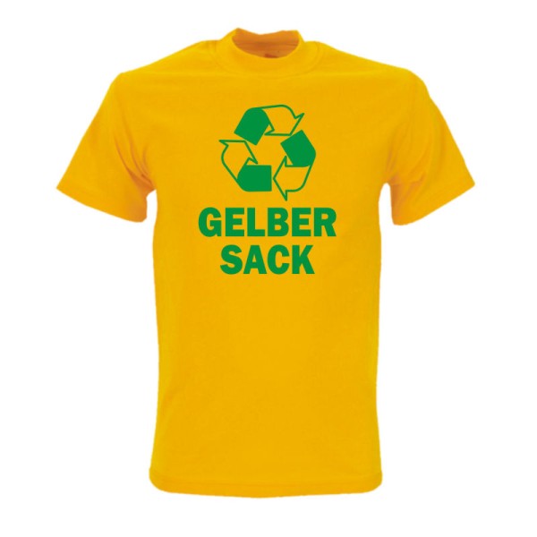 Gelber Sack, Fun T-Shirt