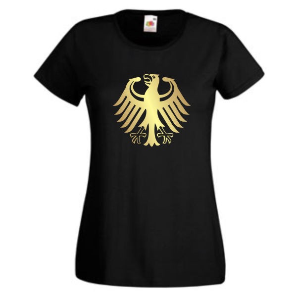 Bundesadler Deutschland, T-Shirt, Damen Funshirt