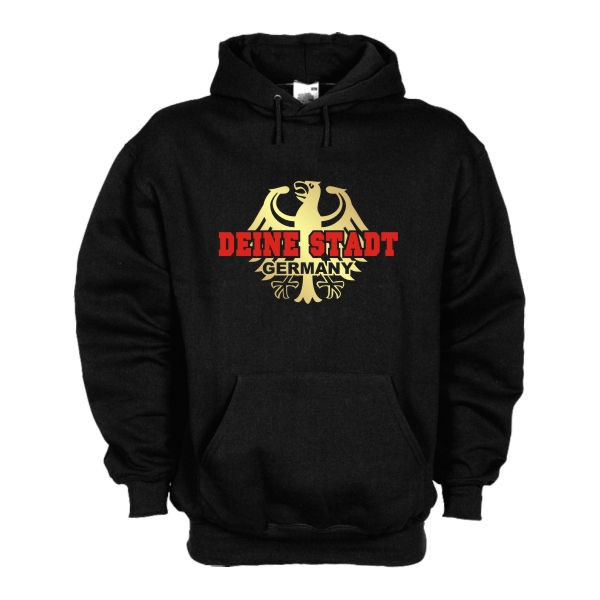 Kapuzensweat Deine Stadt - Germany - Hoodie (SFU06-01d)