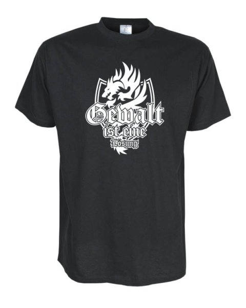 Gewalt ist eine Lösung, Drachentribal Fun Shirt (STR005)