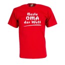 Beste Oma der Welt, Fun T-Shirt Gr. S - 5XL (FAF007)