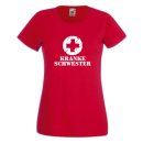 Kranke Schwester, T-Shirt, Damen Funshirt (GO167)