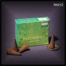 Patchouli 10 Räucherkegel aus Indien (RK012)