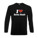 Longsleeve - I love Deine Stadt, Städteshirt (SFU11-01b)